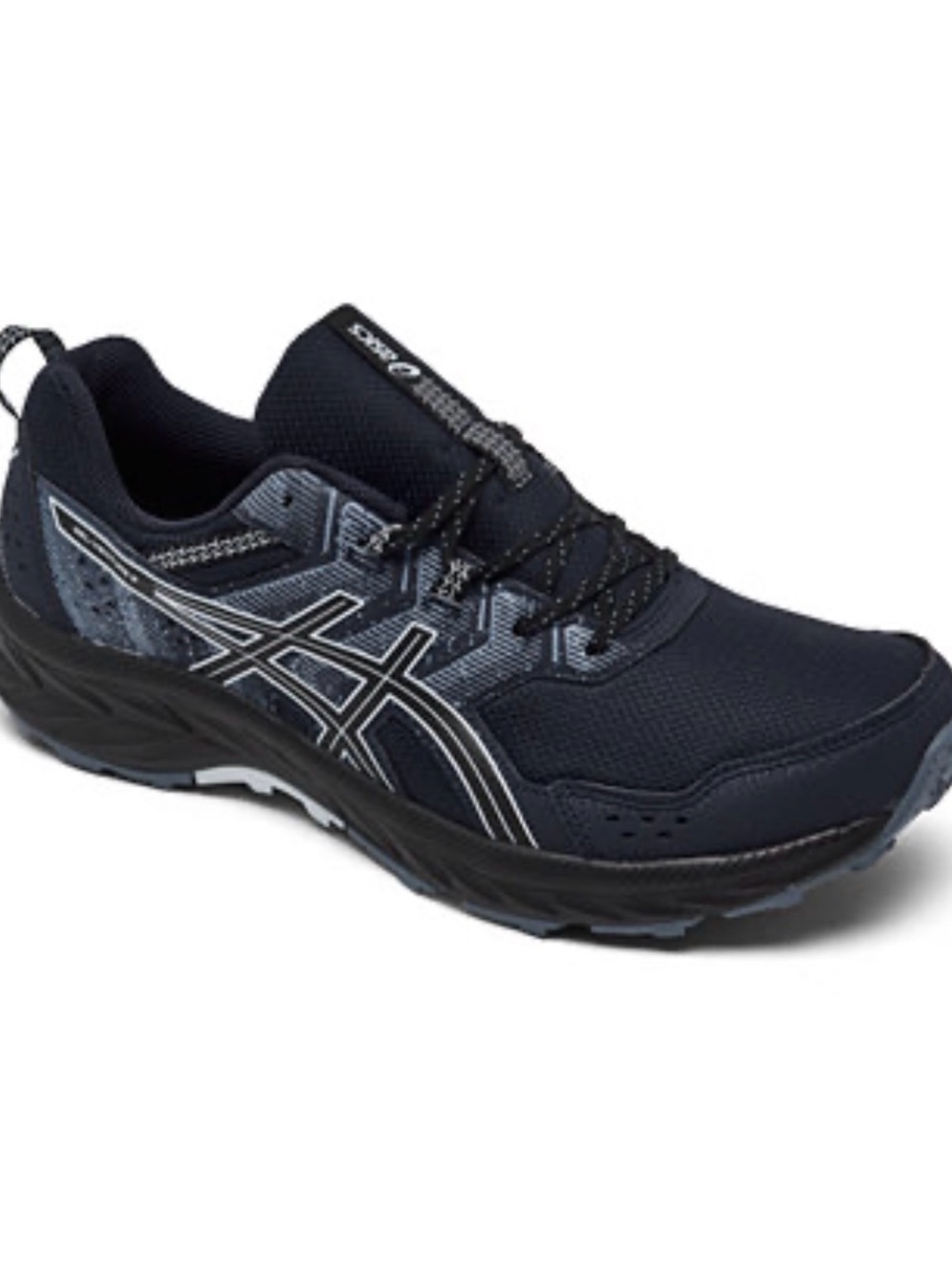 ASICS Gel-Venture 9 Men 12 Black Trail Running Shoes 1011B486